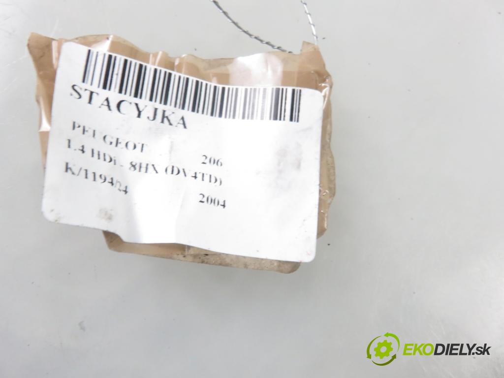 PEUGEOT 206 liftback (2A/C) HB 2004 51,00 1.4 HDi - 8HX (DV4TD) 1398,00 spinačka  (Spínacie skrinky a kľúče)