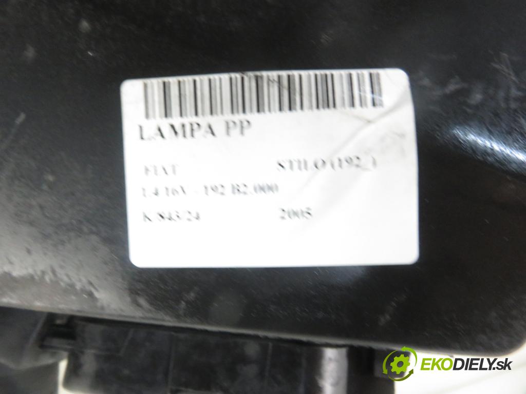FIAT STILO (192_) HB 2005 66,00 1.4 16V - 192 B2.000 1368,00 Svetlo PP