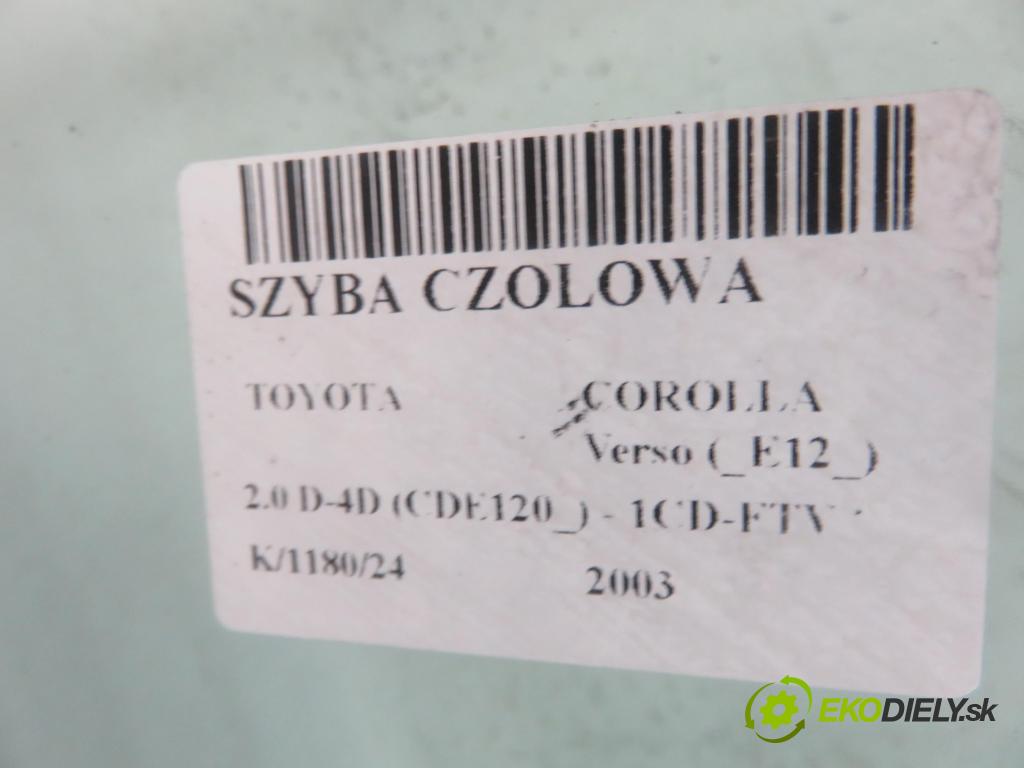 TOYOTA COROLLA Verso (_E12_) MINIVAN 2003 66,00 2.0 D-4D (CDE120_) - 1CD-FTV 1995,00 okno PŘEDNÍ