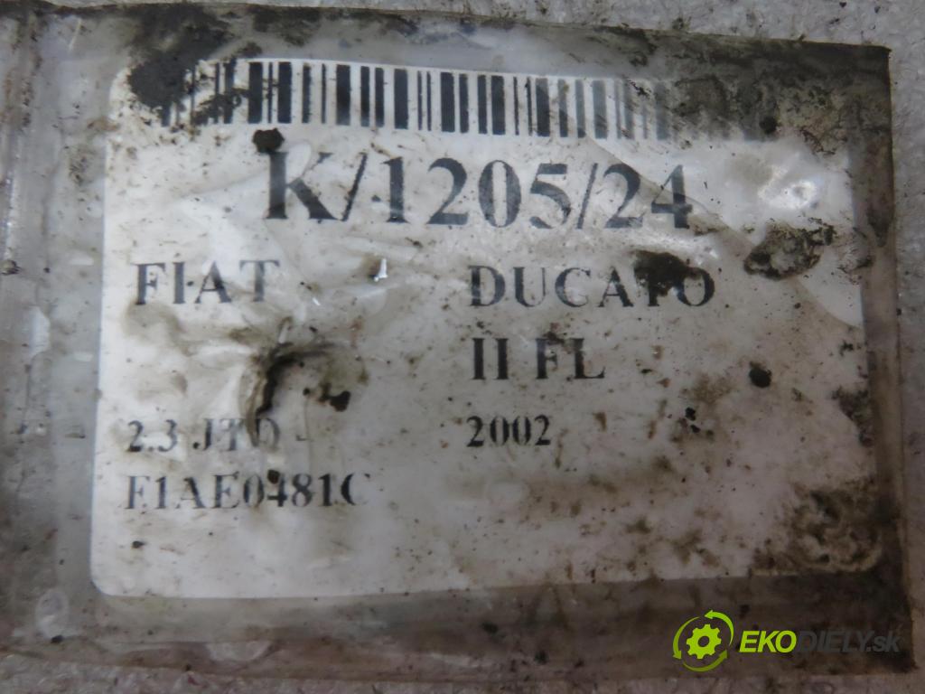 FIAT DUCATO Skrzynia (244_) HB 2002 81,00 2.3 JTD - F1AE0481C 2286,00 Prevodovka MANUALNA 20UM05