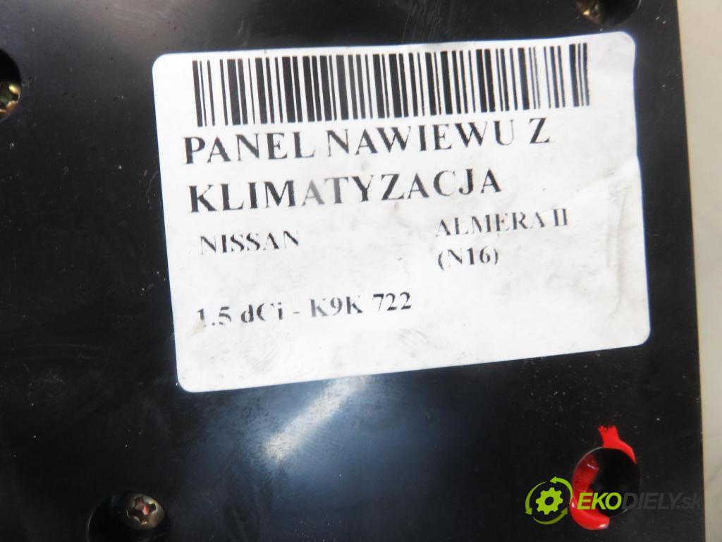 NISSAN ALMERA II Hatchback (N16) HB 2003 60,00 1.5 dCi - K9K 722 1461,00 palubná doska 28395BN800