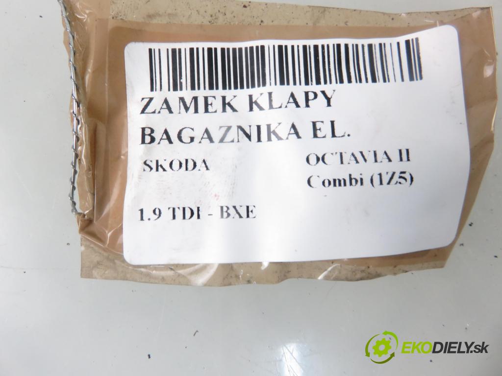 SKODA OCTAVIA II Combi (1Z5) KOMBI 2006 77,00 1.9 TDI - BXE 1896,00 zámok dveří kufr EL. 1Z5827501C