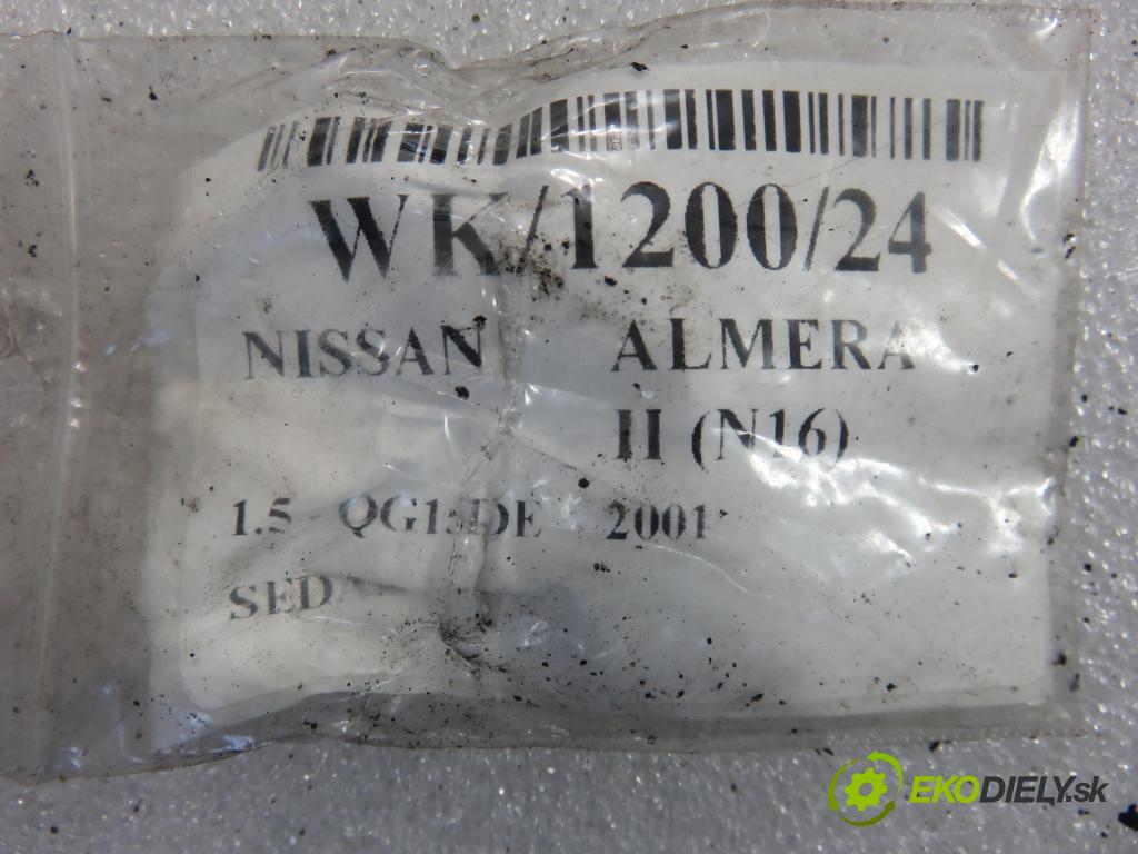 NISSAN ALMERA II (N16) SEDAN 2001 66,00 1.5 - QG15DE 1498,00 Prevodovka MANUALNA 4M506VB