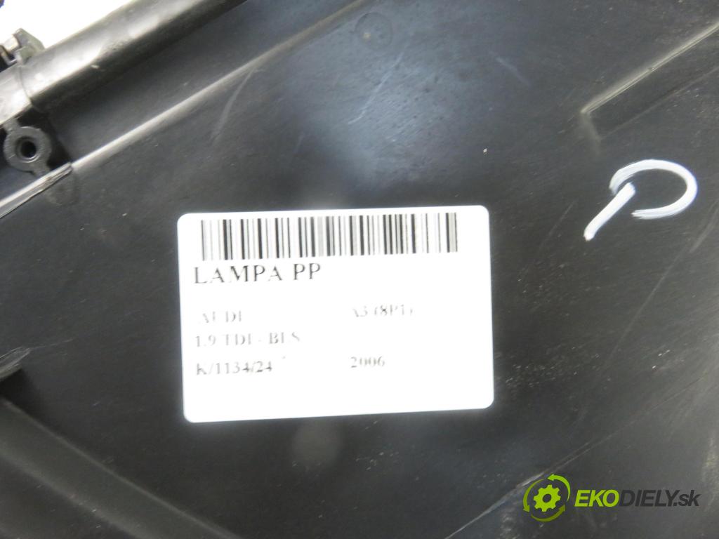 AUDI A3 (8P1) HB 2006 77,00 1.9 TDI - BLS 1896,00 Svetlo PP