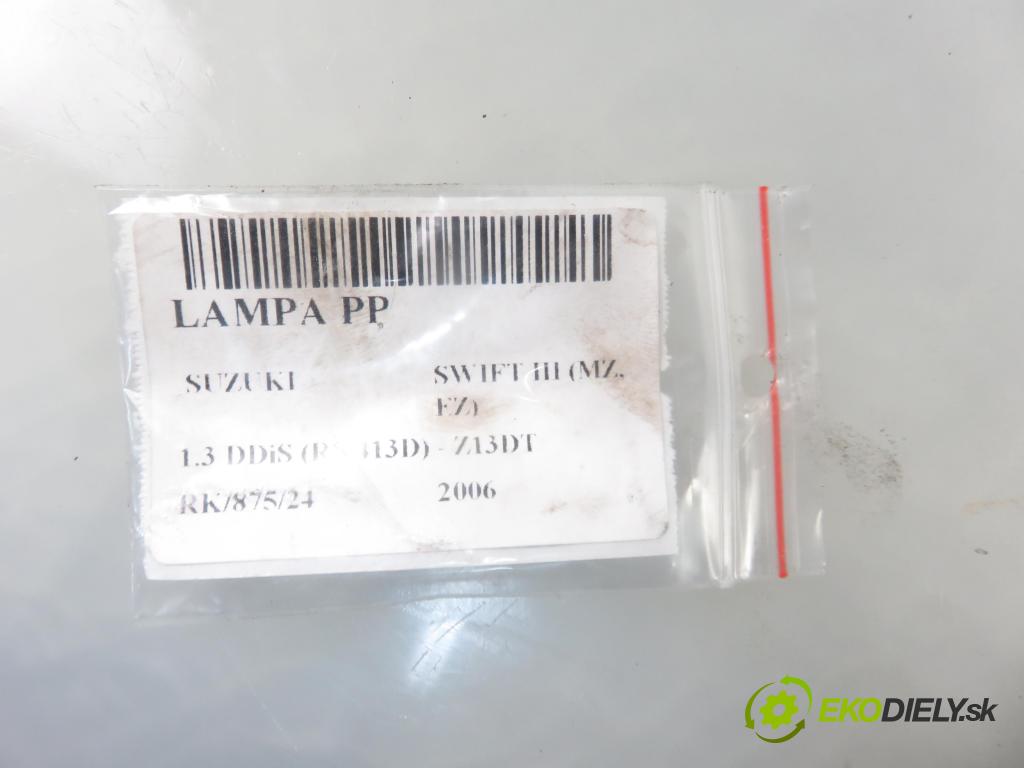 SUZUKI SWIFT III (MZ, EZ) HB 2006 51,00 1.3 DDiS (RS 413D) 69 - Z13DT 1248,00 Svetlo PP
