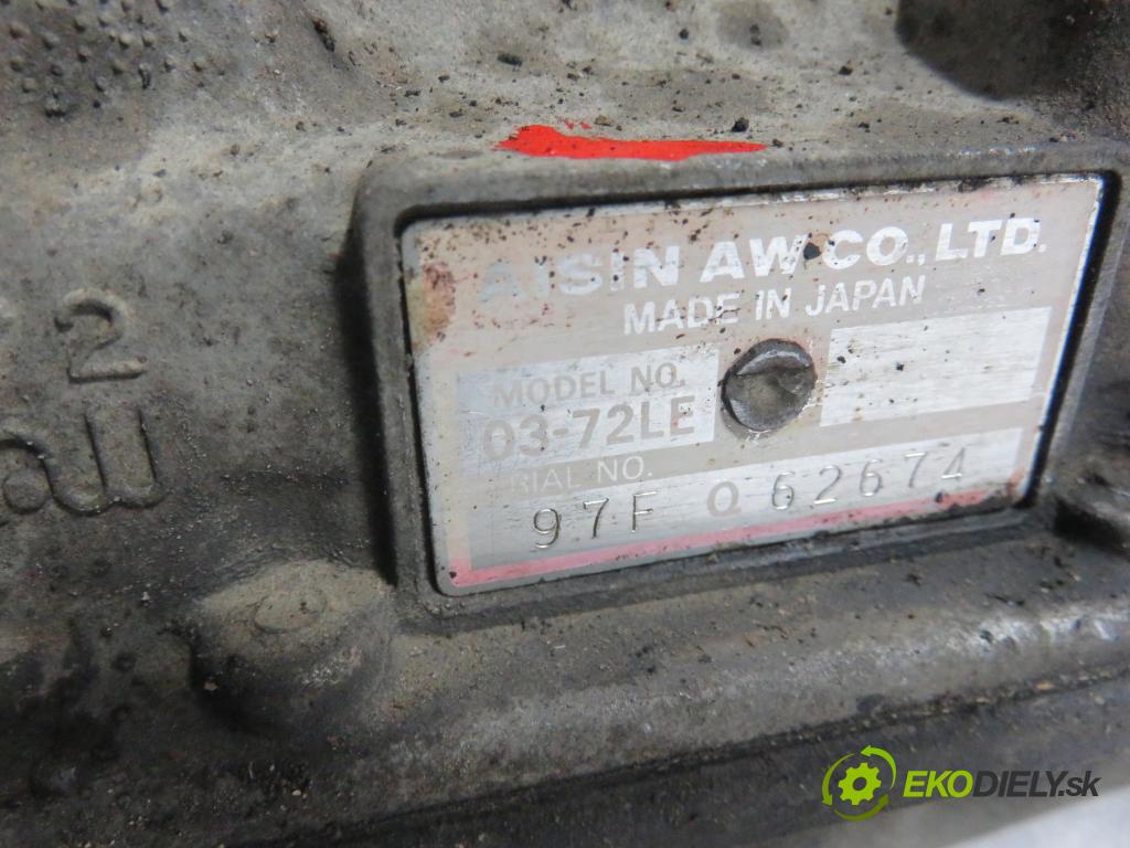 SUZUKI VITARA (ET, TA, TD) TERENOWY 1998 64,00 2.0 TD Intercooler Napęd na wszystkie koła (SV420D 1998,00 Prevodovka automatická 0372LE