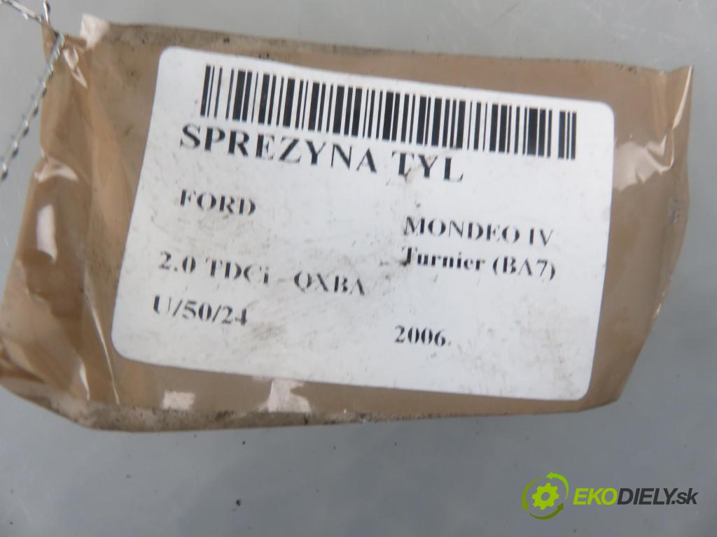 FORD MONDEO IV Turnier (BA7) KOMBI 2006 103,00 2.0 TDCi - QXBA 1997,00 Pružina zadné