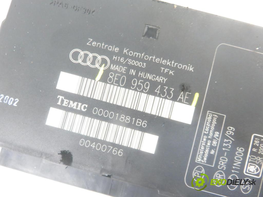 AUDI A4 Avant (8E5, B6) KOMBI 2002 96,00 1.9 TDI - AWX 1896,00 MODUL komfortu 8E0959433AE