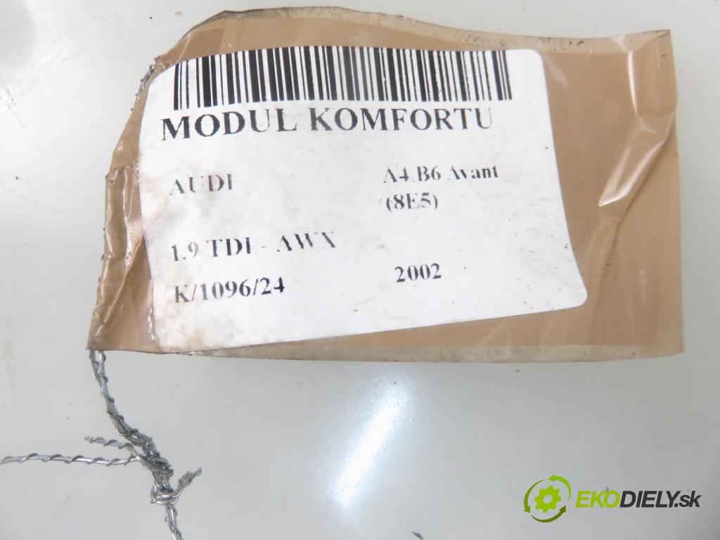 AUDI A4 Avant (8E5, B6) KOMBI 2002 96,00 1.9 TDI - AWX 1896,00 MODUL komfortu 8E0959433AE