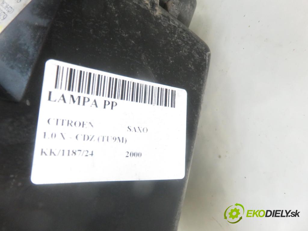 CITROEN SAXO (S0, S1) HB 2000 37,00 1.0 X - CDZ (TU9M) 954,00 Svetlo PP 9636331680
