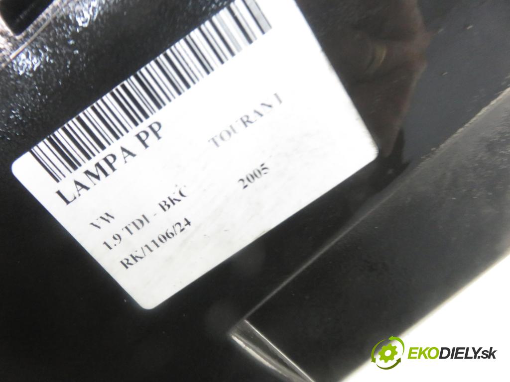 VW TOURAN (1T1, 1T2) MINIVAN 2005 77,00 1.9 TDI - BKC 1896,00 Svetlo PP 0301205202 ; 1T0941006F