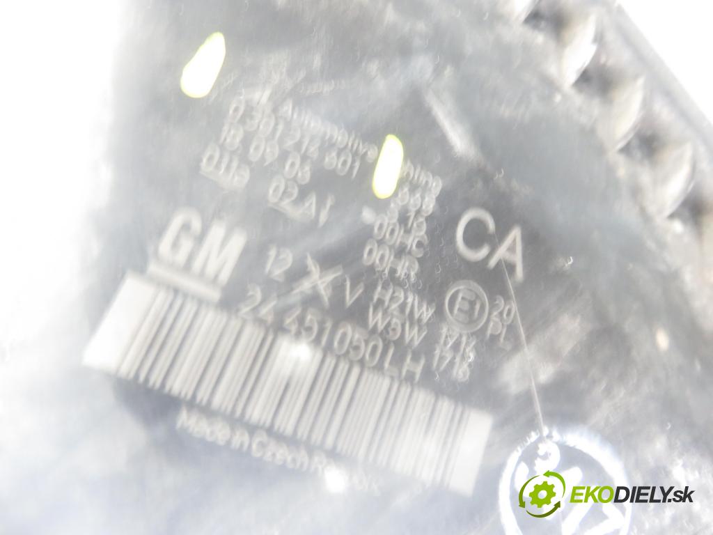 OPEL ZAFIRA B (A05) MINIVAN 2005 74,00 1.9 CDTI 8V 101 - Z 19 DTL 1910,00 Svetlo LP 0301214601 ; 0301214601CA
