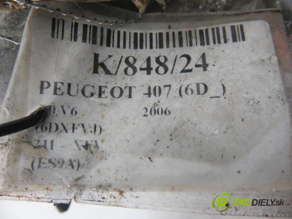 PEUGEOT 407 (6D_) SEDAN 2006 155,00 3.0 V6 (6DXFVJ) 211 -  XFV (ES9A) 2946,00 Prevodovka automatická 20GH07 ; TF80SC