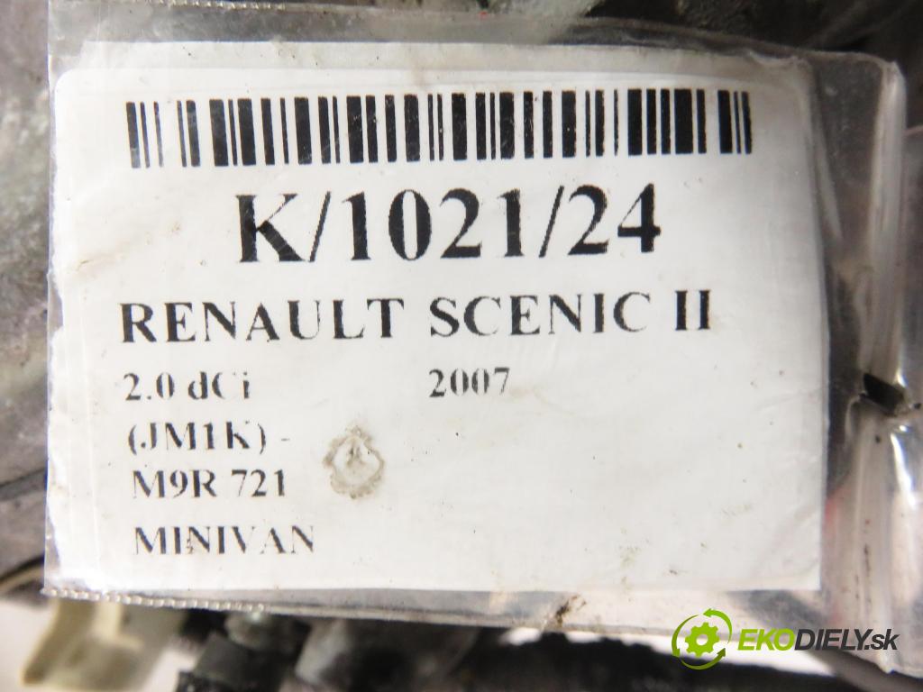 RENAULT SCENIC II (JM0/1_) MINIVAN 2007 110,00 2.0 dCi (JM1K) - M9R 721 1995,00 Prevodovka automatická AT6 ; AJ0001