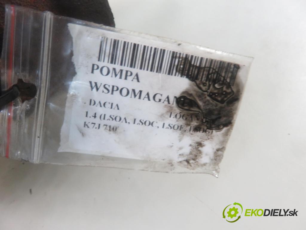 DACIA LOGAN (LS_) SEDAN 2005 55,00 1.4 MPi - K7J 710 1390,00 Pumpa servočerpadlo 7700419117 ; 7700420305A (Servočerpadlá, pumpy riadenia)