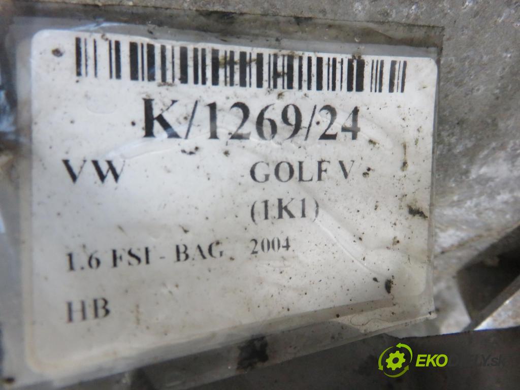 VW GOLF V (1K1) HB 2004 85,00 1.6 FSI - BAG 1598,00 Prevodovka MANUALNA GVV