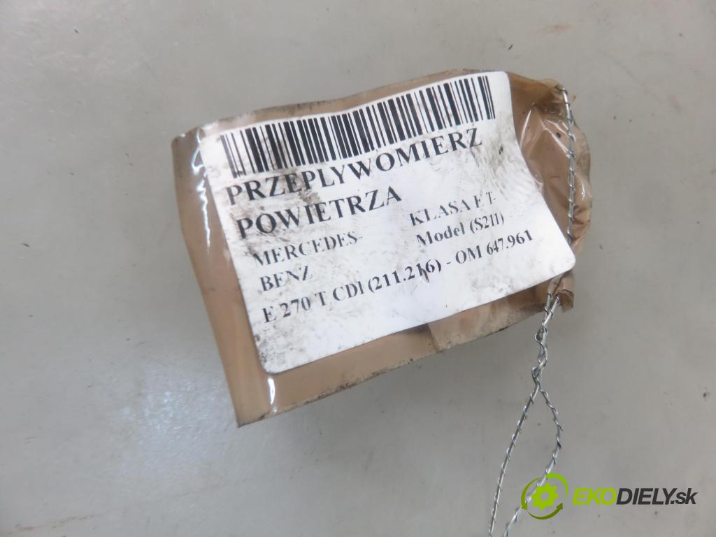 MERCEDES-BENZ KLASA E T-Model (S211) KOMBI 2004 130,00 E 270 T CDI 177 - OM 647.961 2685,00 váha vzduchu vzduchu F00C2G2068