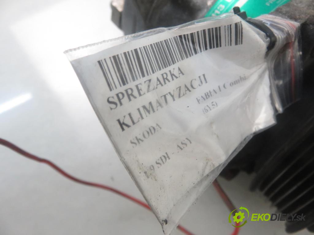 SKODA FABIA I Combi (6Y5) KOMBI 2003 47,00 1.9 SDI 64 - ASY 1896,00 KOMPRESOR: klimatizace  (Kompresory)