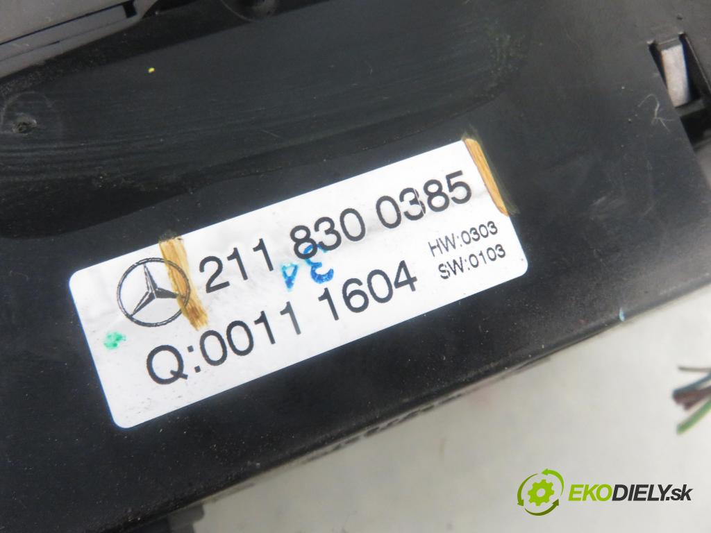 MERCEDES-BENZ KLASA E T-Model (S211) KOMBI 2004 130,00 E 270 T CDI 177 - OM 647.961 2685,00 Panel kúrenia KLIMATRONIK 2118300385