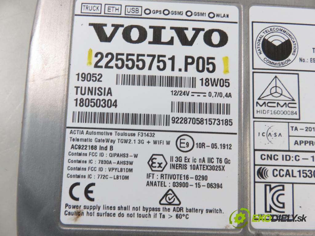 VOLVO FH II CIĄGNIK SIODŁOWY 2018 375,00 500 - D13C500 12777,00 MODUL GPS 22555751 ; 22555751P05