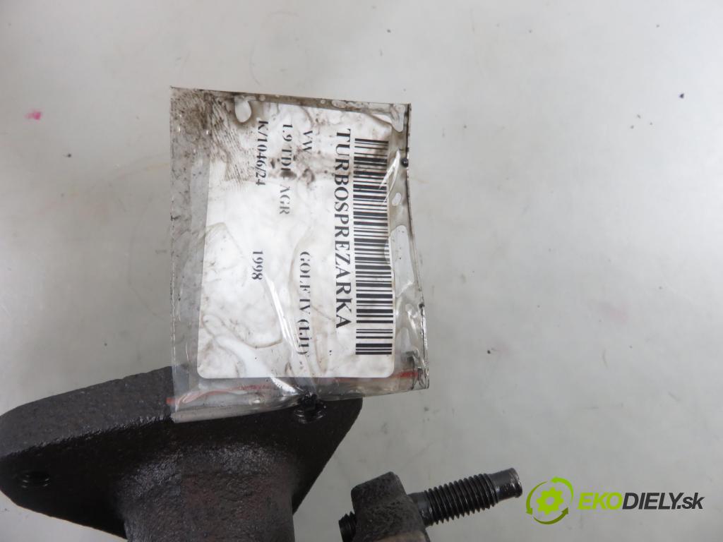 VW GOLF IV (1J1) HB 1998 66,00 1.9 TDI - AGR 1896,00 RYCHLONABÍJEČKA: 028145702 (Turbodúchadla (kompletní))