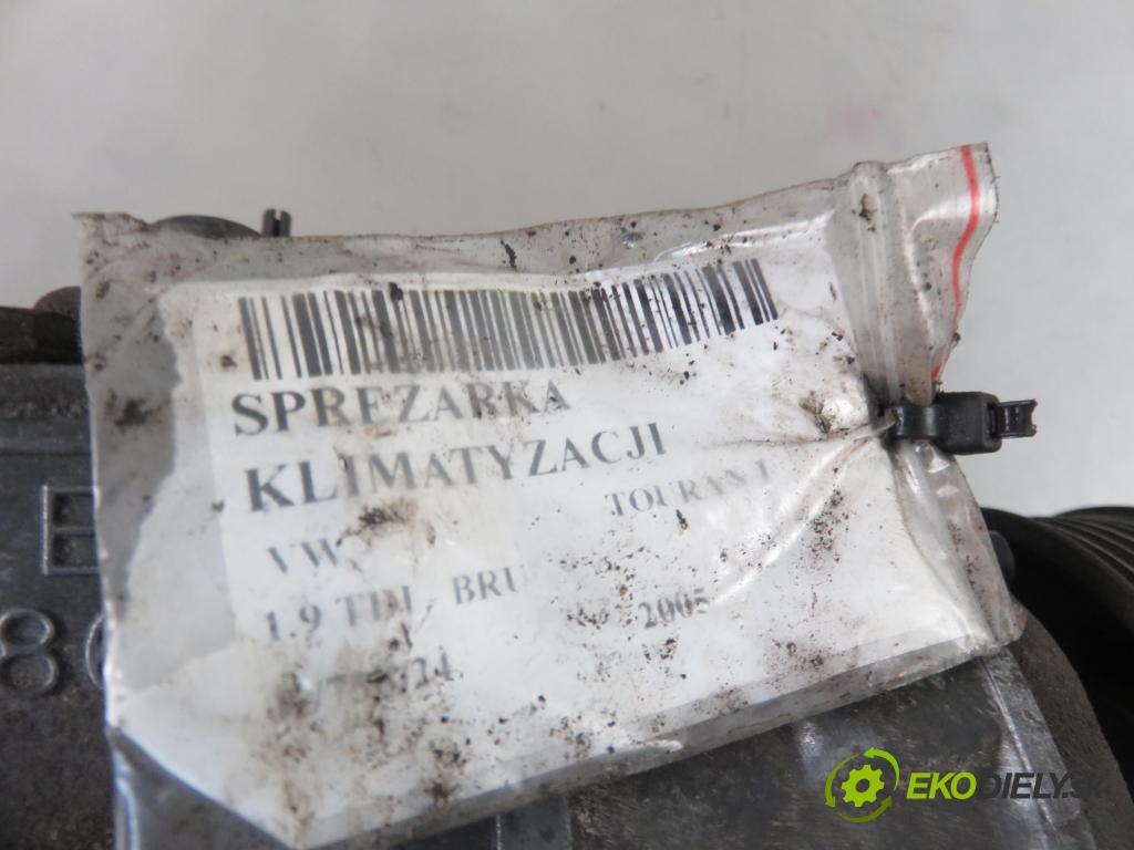 VW TOURAN (1T1, 1T2) MINIVAN 2005 66,00 1.9 TDI - BRU 1896,00 KOMPRESOR: klimatizace 1K0820803Q (Kompresory)