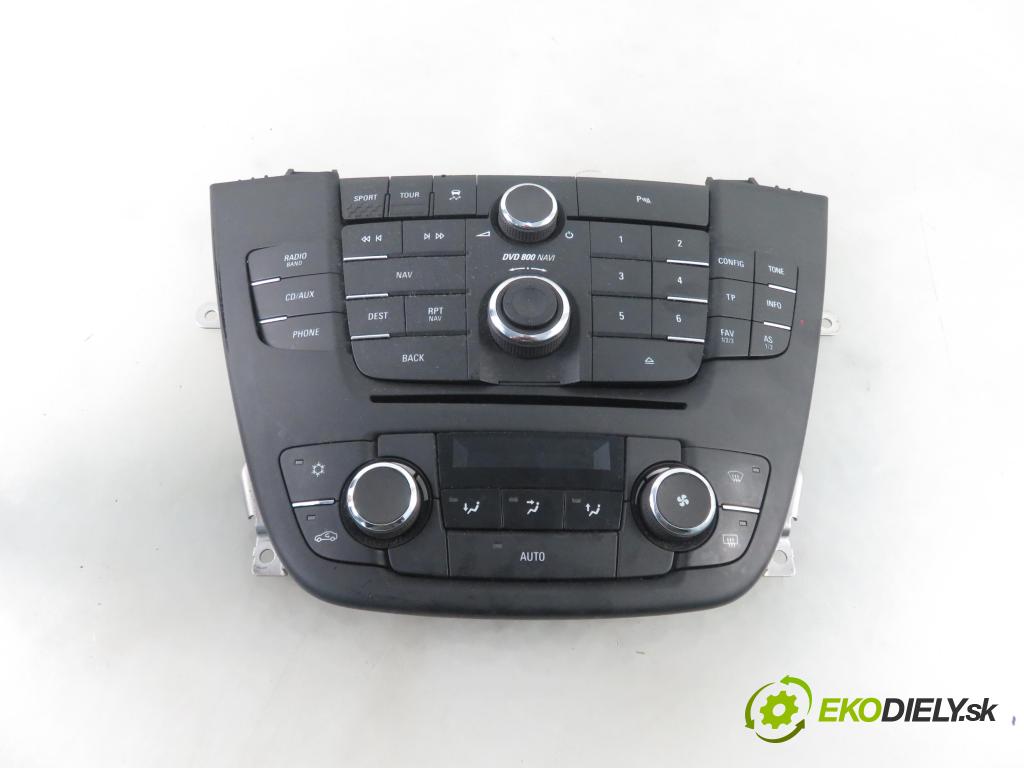 OPEL INSIGNIA A sedan (G09) SEDAN 2008 118,00 2.0 CDTI 160 - A 20 DTH 1956,00 Panel kúrenia KLIMATRONIK 13273256 ; 13273095