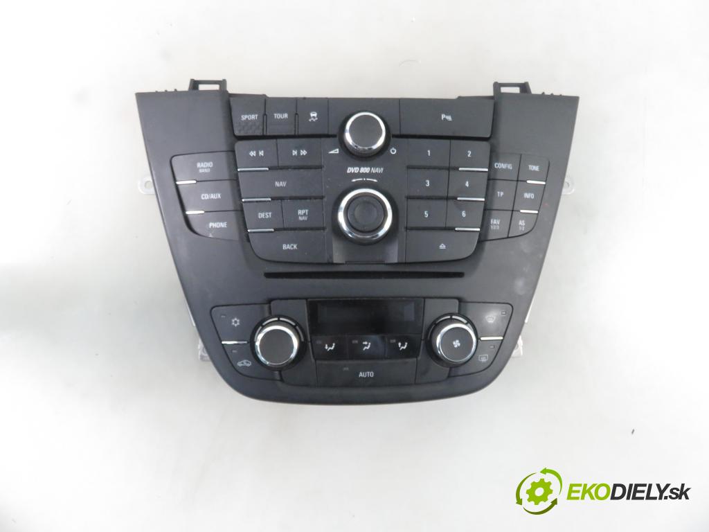 OPEL INSIGNIA A sedan (G09) SEDAN 2008 118,00 2.0 CDTI 160 - A 20 DTH 1956,00 Panel kúrenia KLIMATRONIK 13273256 ; 13273095