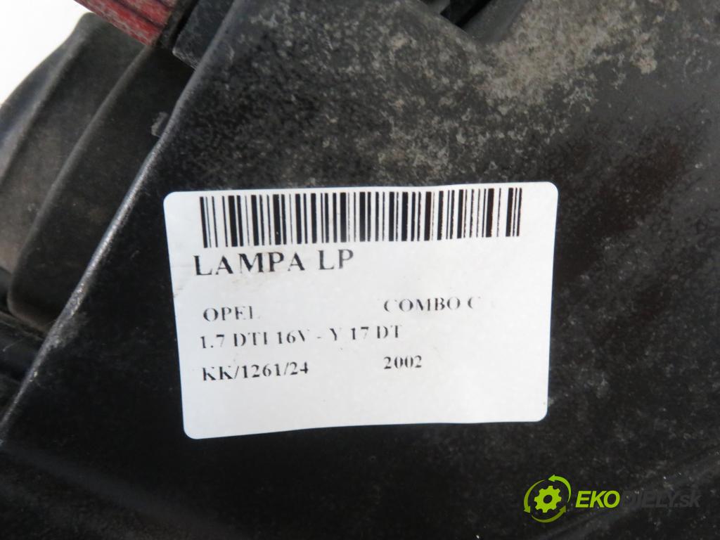 OPEL COMBO C FURGON 2002 55,00 1.7 DTI 16V - Y 17 DT 1686,00 Svetlo LP 0301172203