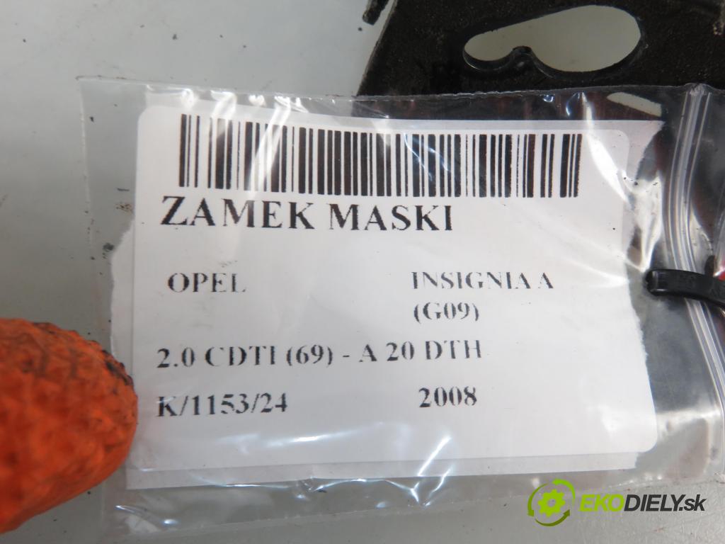 OPEL INSIGNIA A sedan (G09) SEDAN 2008 118,00 2.0 CDTI 160 - A 20 DTH 1956,00 zámok kapoty 13309879