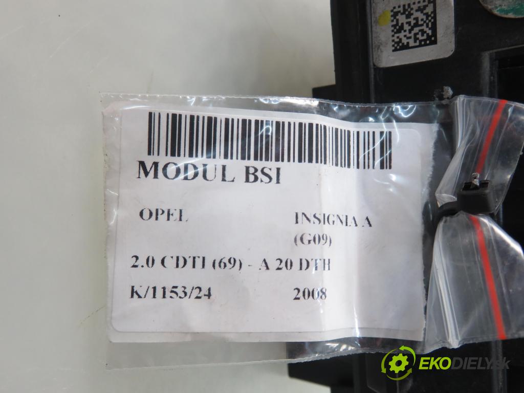 OPEL INSIGNIA A sedan (G09) SEDAN 2008 118,00 2.0 CDTI 160 - A 20 DTH 1956,00 MODUL BSI 13275881