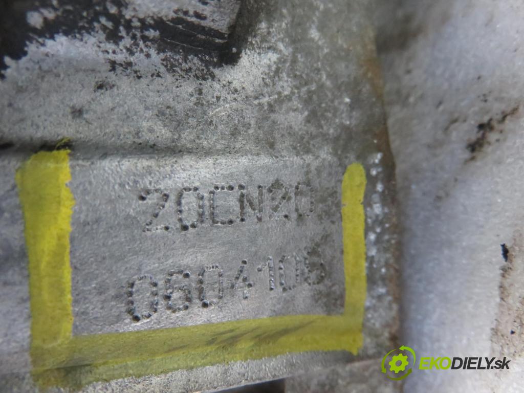 PEUGEOT 307 (3A/C) HB 2002 81,00 1.6 - NFU (TU5JP4) 1587,00 Prevodovka MANUALNA 20CN20
