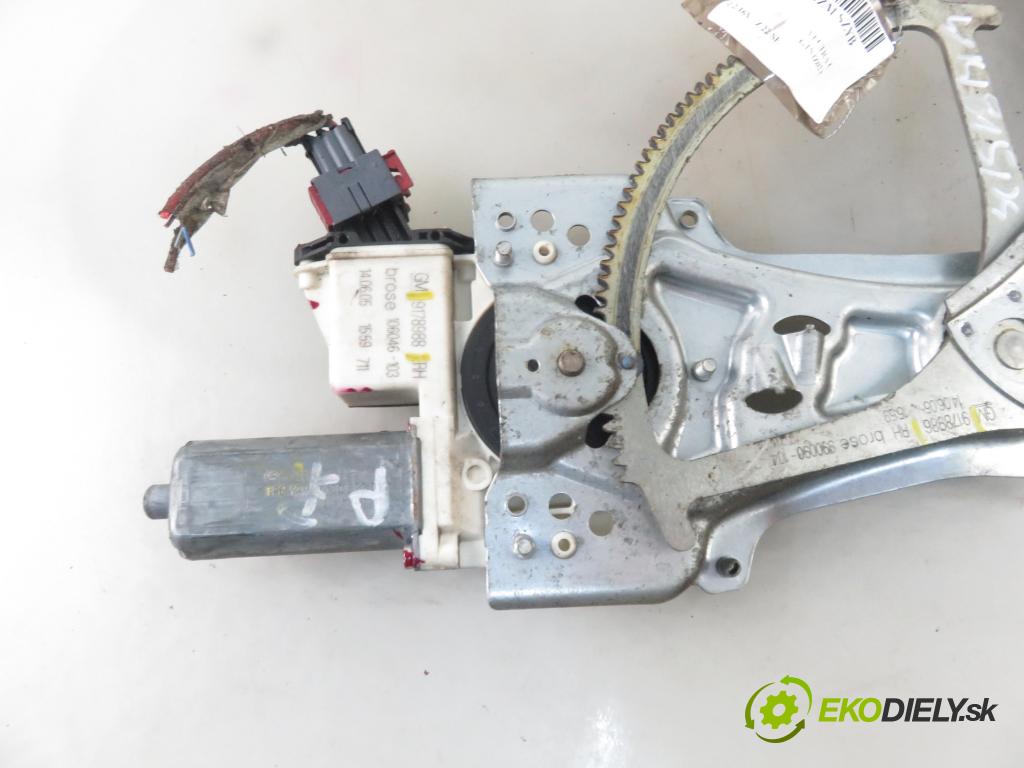 OPEL VECTRA C GTS (Z02) LIFTBACK 2004 108,00 2.2 16V - Z 22 SE 2198,00 mechanismus oken PPE 9178988 ; 9178986