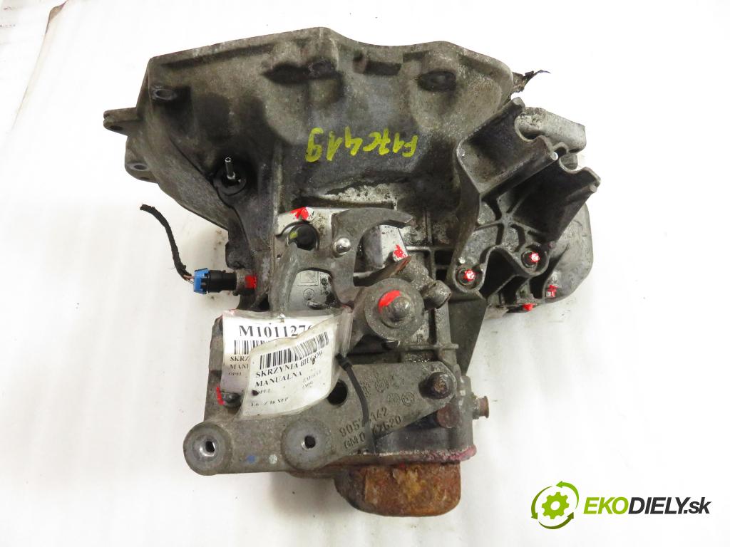 OPEL ZAFIRA B (A05) MINIVAN 2006 77,00 1.6 105 - Z 16 XEP 1598,00 Prevodovka MANUALNA F17C419