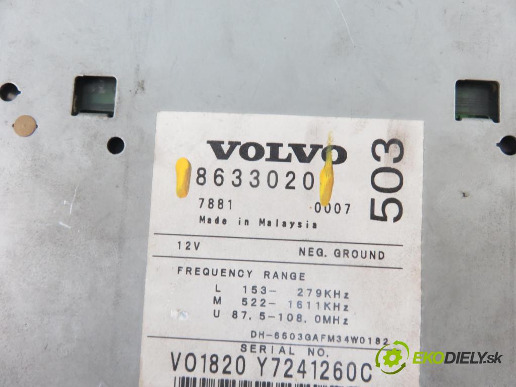 VOLVO V40 Kombi (645) KOMBI 2001 75,00 1.9 DI 102 - D 4192 T4 1870,00 RADIO CD 8633020