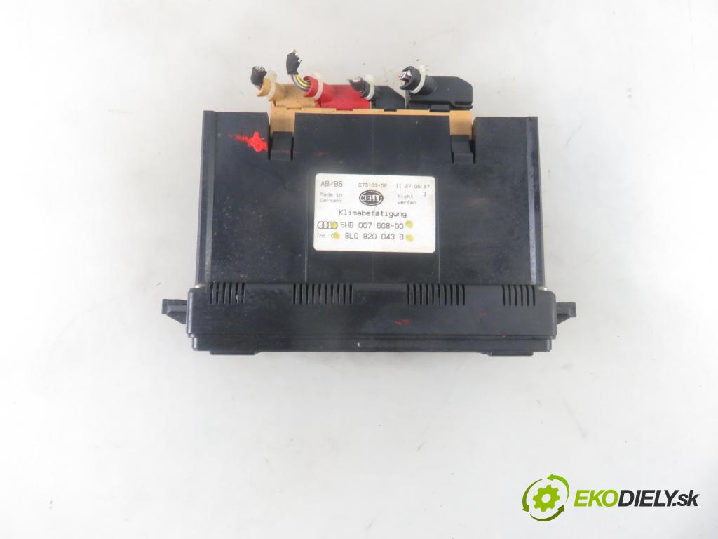 AUDI A3 (8L1) HB 1997 66,00 1.9 TDI - AGR 1896,00 Panel kúrenia KLIMATRONIK 8L0820043B ; 5HB00760800