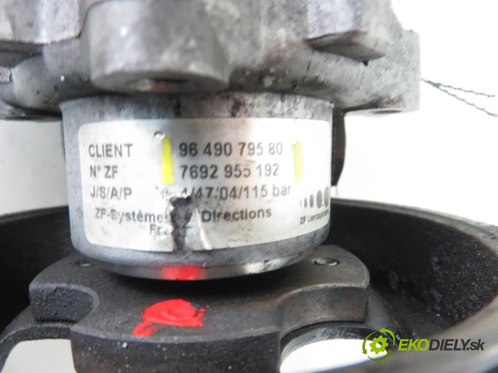 PEUGEOT 407 (6D_) SEDAN 2006 155,00 3.0 V6 (6DXFVJ) 211 - XFV (ES9A) 2946,00 Pumpa servočerpadlo 9649079580 ; 7692955192 (Servočerpadlá, pumpy riadenia)