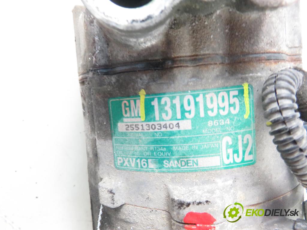 OPEL VECTRA C (Z02) SEDAN 2004 74,00 1.6 16V - Z 16 XE 1598,00 KOMPRESOR: klimatizace 13191995 (Kompresory)