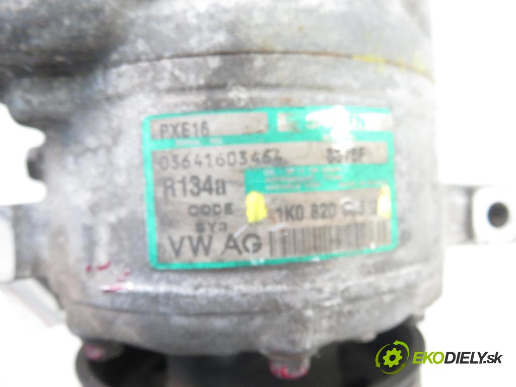 VW TOURAN (1T1, 1T2) MINIVAN 2004 74,00 1.9 TDI PD 100 - AVQ 1896,00 KOMPRESOR: klimatizace 1K0820803G (Kompresory)