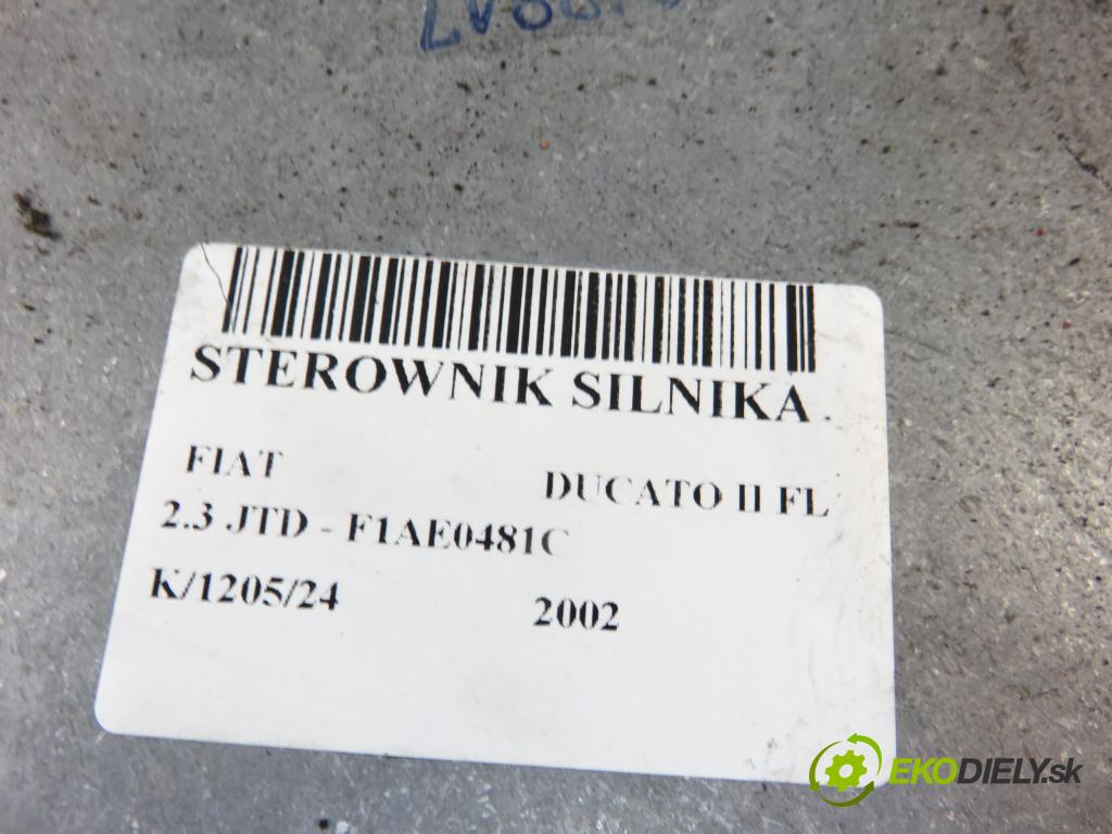 FIAT DUCATO Skrzynia (244_) HB 2002 81,00 2.3 JTD - F1AE0481C 2286,00 řídící jednotka motora 0281010488 ; 1329236080
