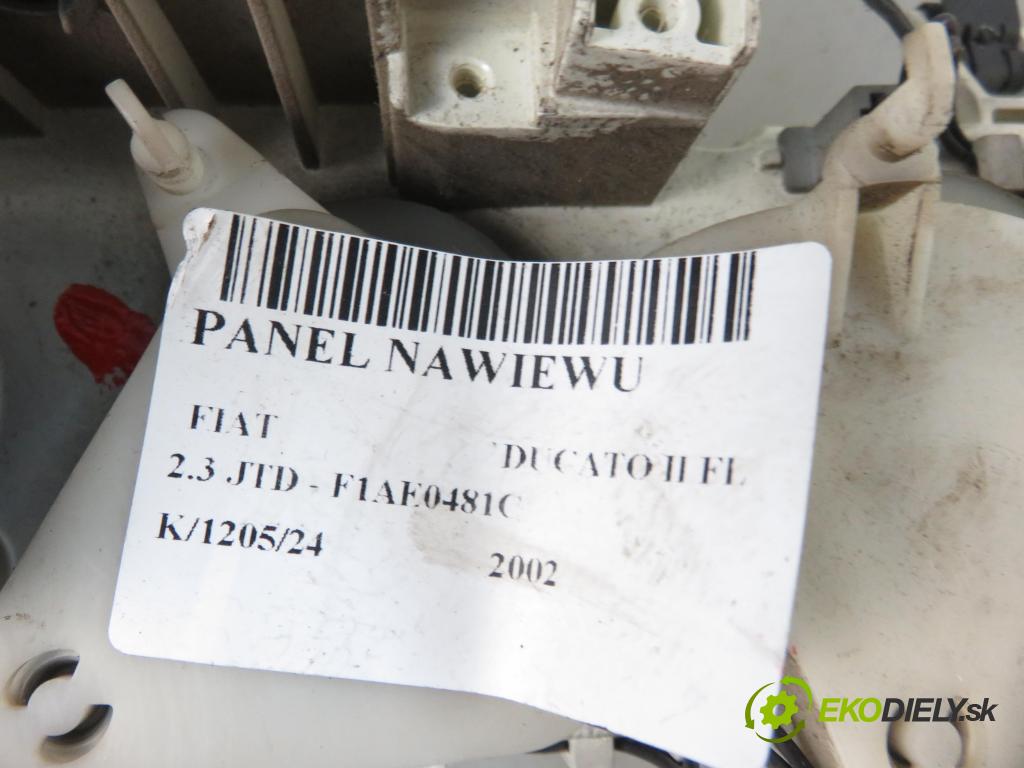 FIAT DUCATO Skrzynia (244_) HB 2002 81,00 2.3 JTD - F1AE0481C 2286,00 Panel kúrenia