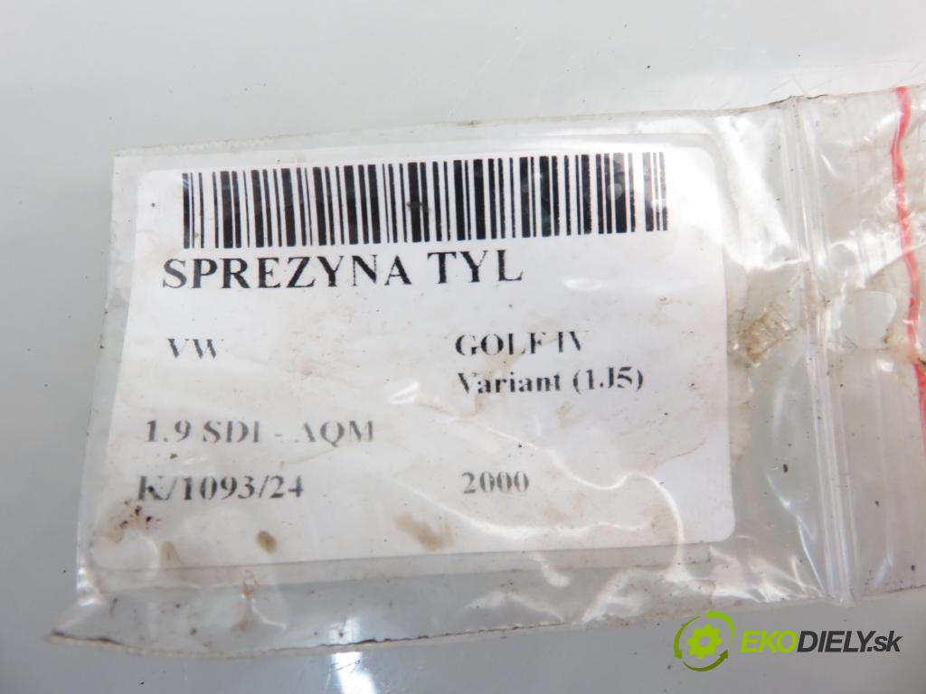 VW GOLF IV Variant (1J5) KOMBI 2000 50,00 1.9 SDI - AQM 1896,00 Pružina zadné