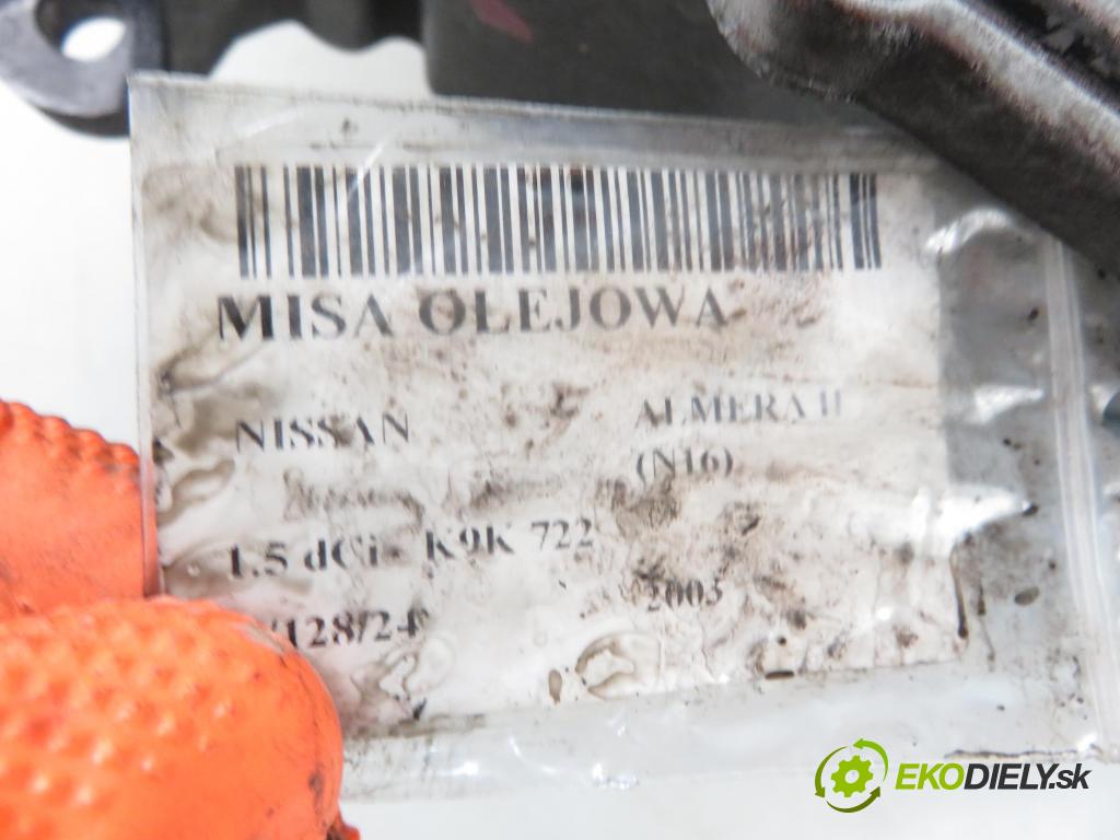 NISSAN ALMERA II Hatchback (N16) HB 2003 60,00 1.5 dCi - K9K 722 1461,00 vana olejová 8200188389 (Olejové vany)