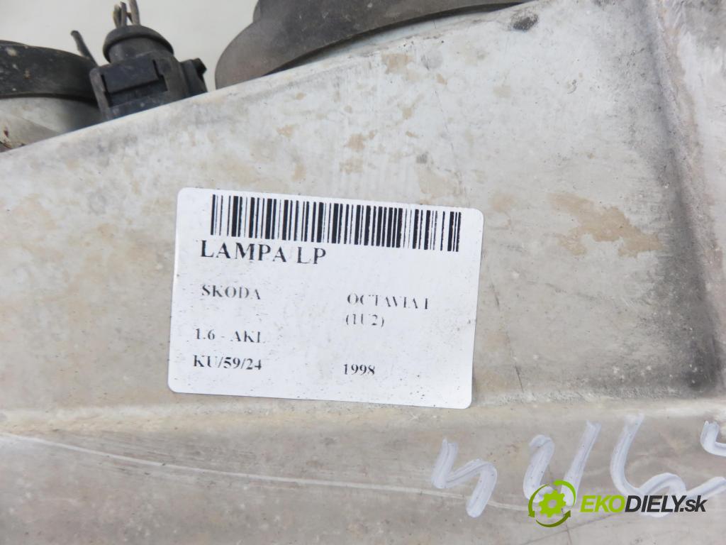 SKODA OCTAVIA I (1U2) LIFTBACK 1998 74,00 1.6 - AKL 1595,00 Svetlo LP 24608500