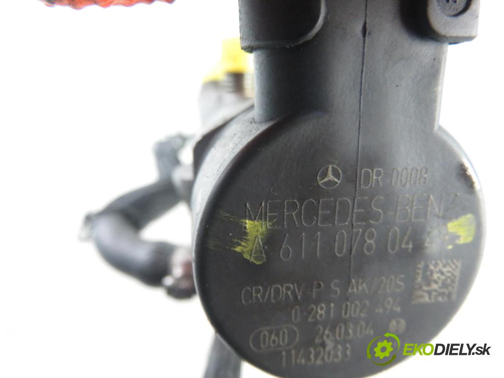 MERCEDES-BENZ KLASA E T-Model (S211) KOMBI 2004 130,00 E 270 T CDI 177 - OM 647.961 2685,00 Lišta vstrekovacia 6120700195 ; 6110780449 ; 0281002504 (Vstrekovacie lišty)