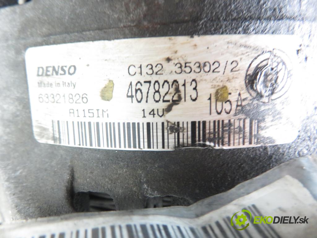 CITROEN XSARA PICASSO (N68) MINIVAN 2002 66,00 2.0 HDi 8V 90 - RHY 1997,00 Alternátor 9645907880 (Alternátory)