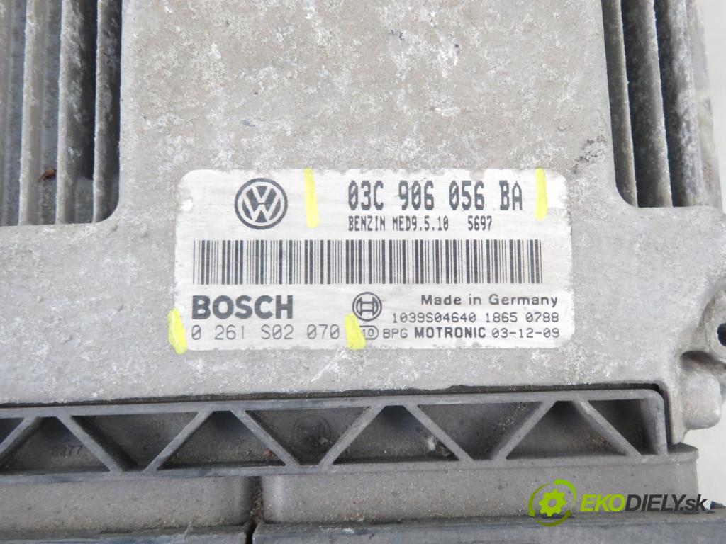 VW GOLF V (1K1) HB 2004 85,00 1.6 FSI - BAG 1598,00 řídící jednotka motora 03C906056BA ; 0261S02070