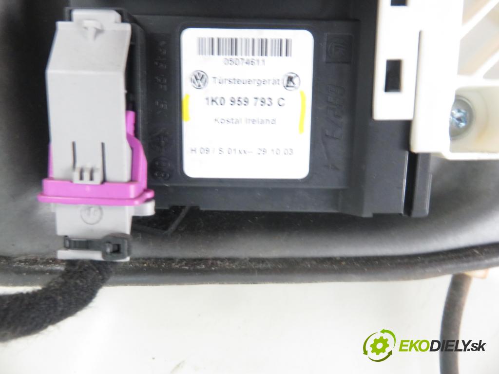 VW GOLF V (1K1) HB 2004 85,00 1.6 FSI - BAG 1598,00 Mechanizmus okien 1K0959793C ; 1K4837401E