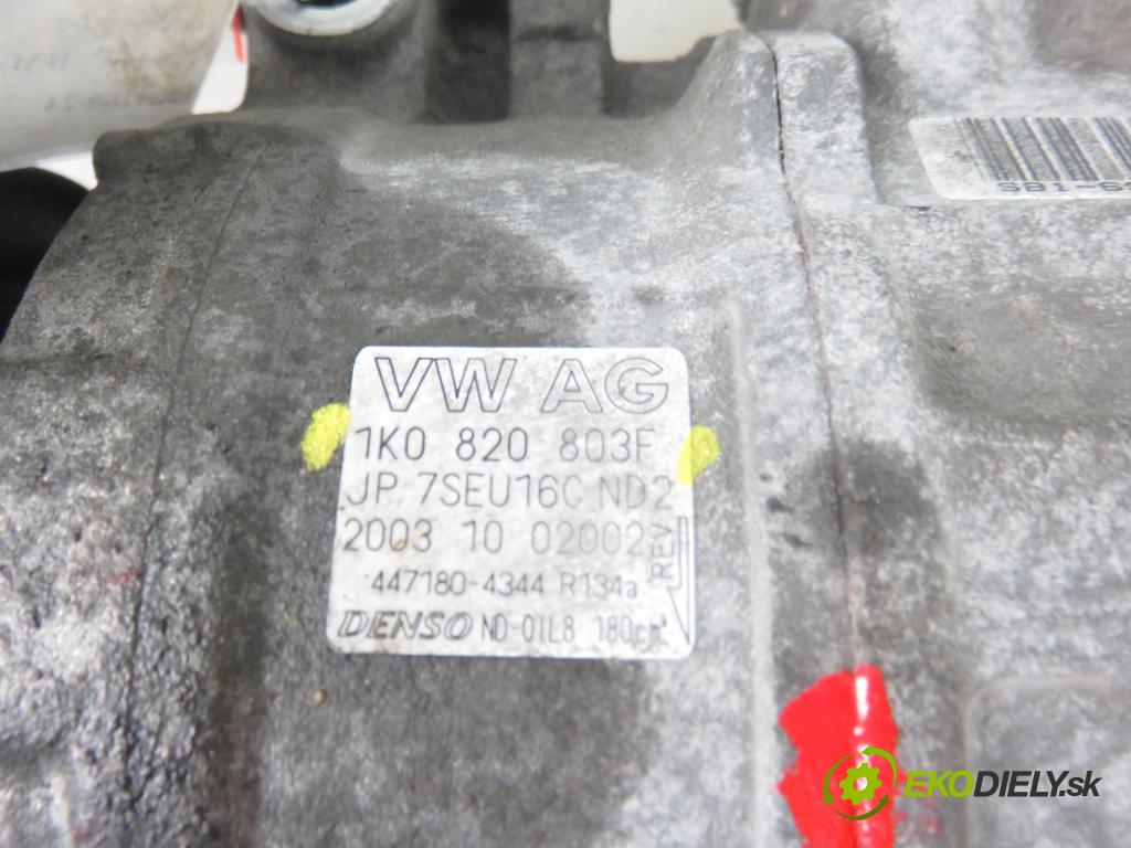 VW GOLF V (1K1) HB 2004 85,00 1.6 FSI - BAG 1598,00 KOMPRESOR: klimatizace 1K0820803F (Kompresory)