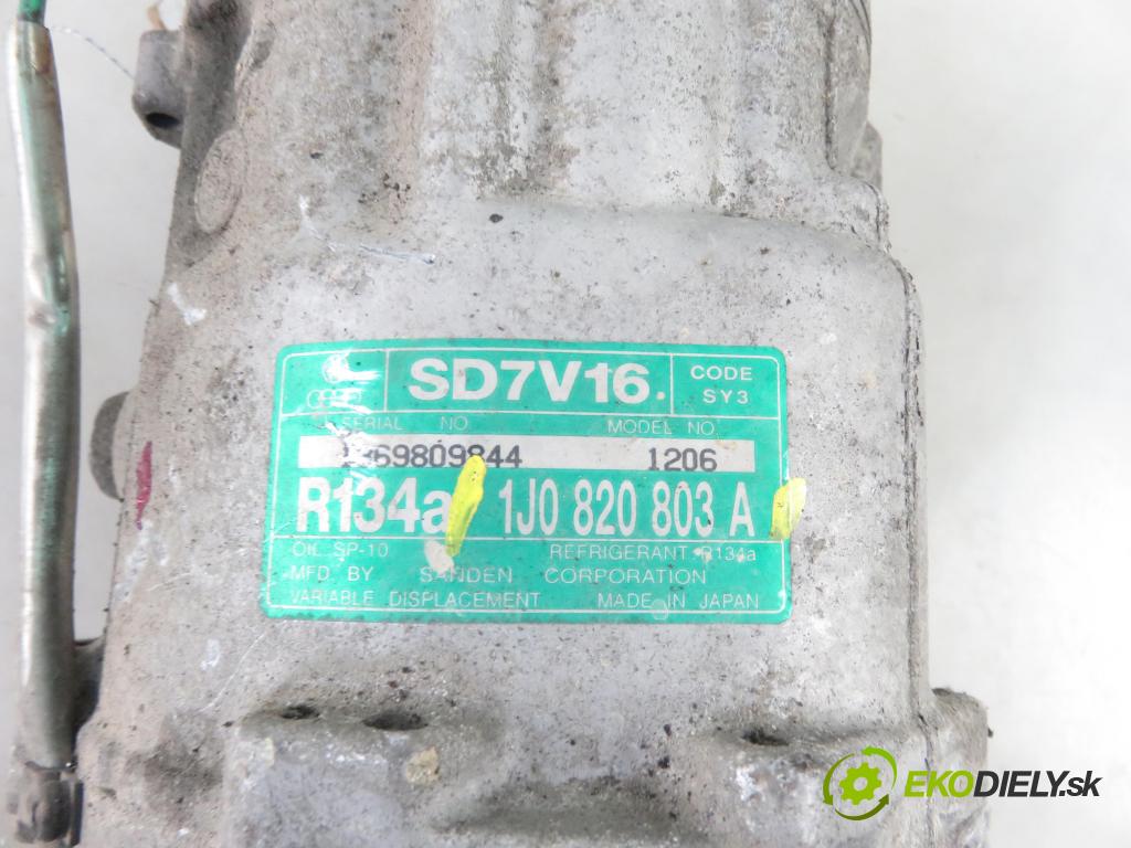 SKODA OCTAVIA I (1U2) LIFTBACK 1998 74,00 1.6 - AKL 1595,00 KOMPRESOR: klimatizace 1J0820803A (Kompresory)